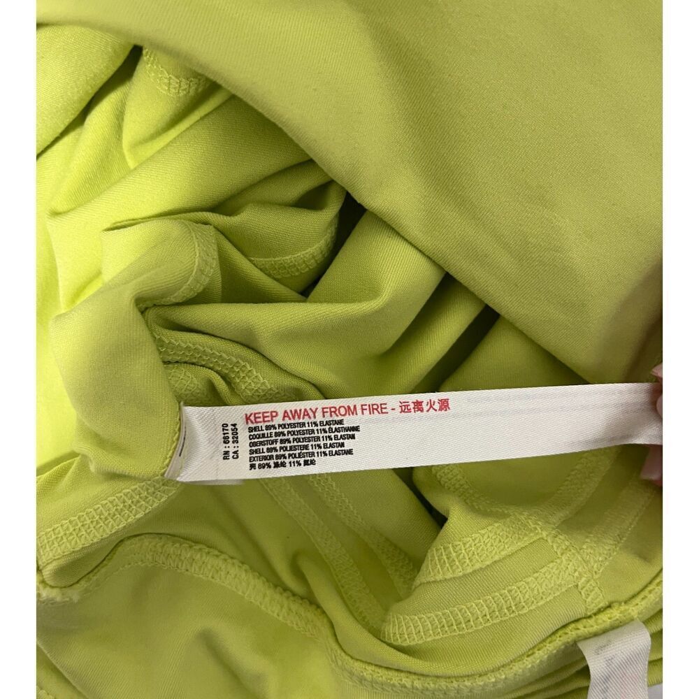 Free People Movement Women's High Rise Biker Baby Shorts Size Small Key Lime - Picture 5 of 8